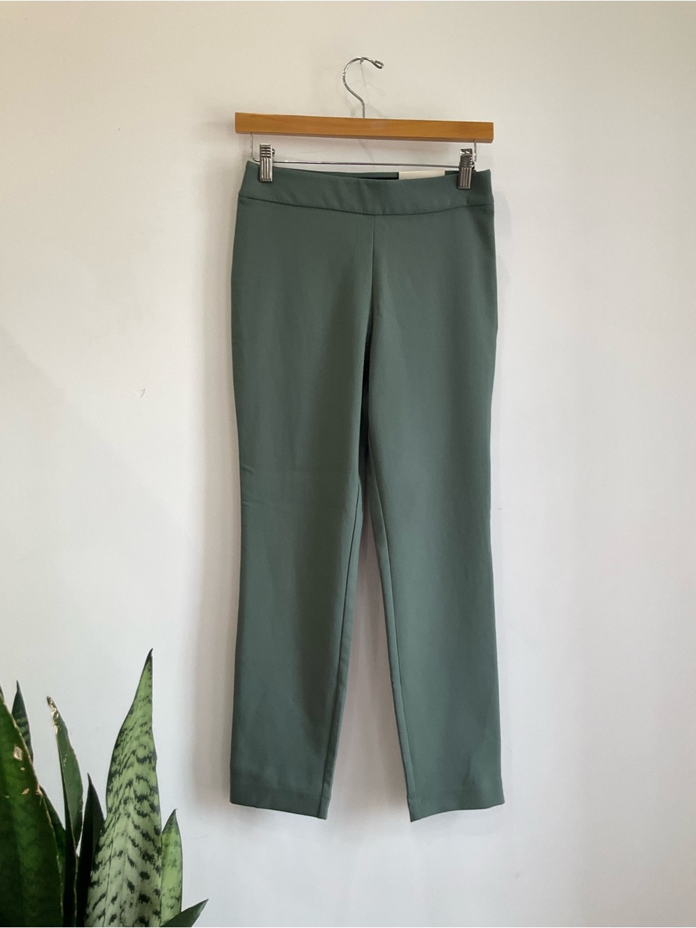 a new day Olive Green Slim Straight Pull-On Pants
